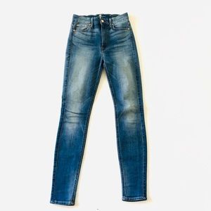 7 for all Mankind jeans super skinny stretchy